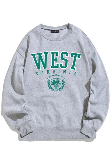 BRZ Collection Unisex Oversize West Virginia Sweatshirt