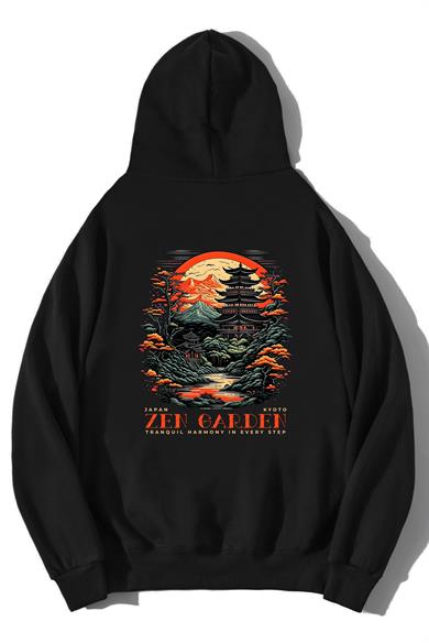 BRZ Collection Unisex Oversize Zen Garden Hoodie