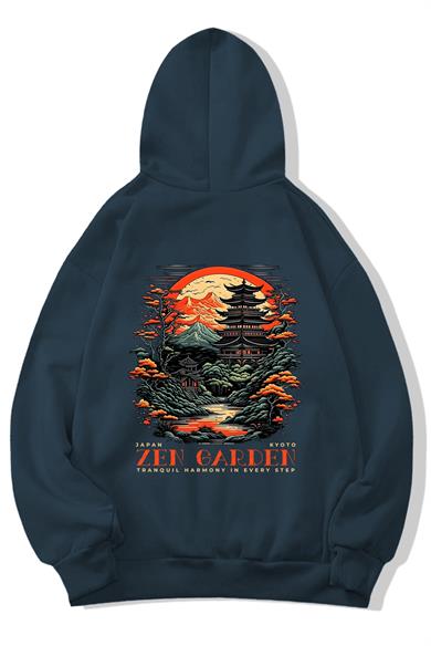 BRZ Collection Unisex Oversize Zen Garden Hoodie
