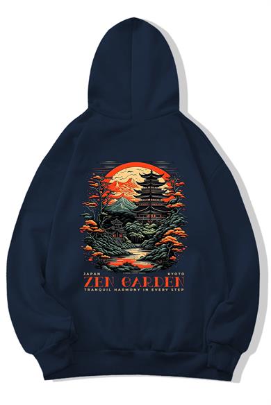 BRZ Collection Unisex Oversize Zen Garden Hoodie