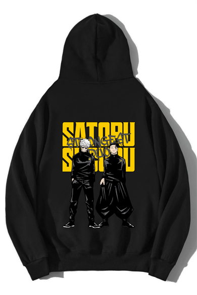 BRZ Collection Unisex Oversşze Anime Jujutsu Kaisen Satosugu Hoodie