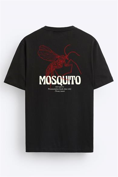 BRZ Collection Unisex Red Mosquito Regular Fit T-shirt