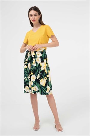 BRZ Collection Viskon V Yaka Kadın T-shirt