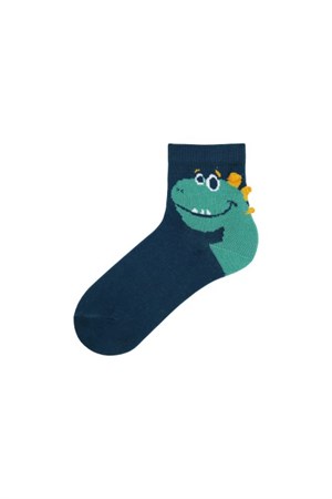BRZ Kids 3D Dinazor  Desenli Erkek Çocuk Çorabı 3lü Set