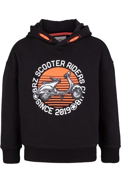BRZ Kids Baskılı Erkek Çocuk Kapüşonlu Sweatshirt