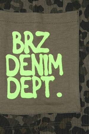 BRZ Kids Baskılı Erkek Çocuk Kaşkorse Şort