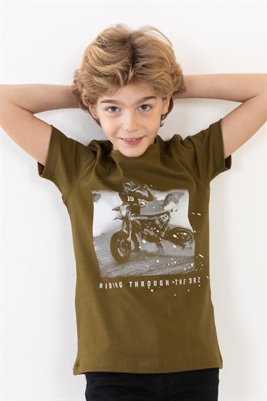 BRZ Kids Baskılı Erkek Çocuk Kısa Kollu T-shirt