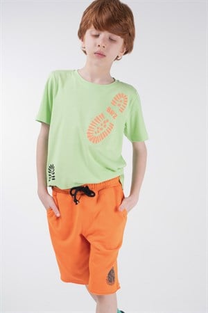BRZ Kids Baskılı Erkek Çocuk Kısa Kollu T-shirt