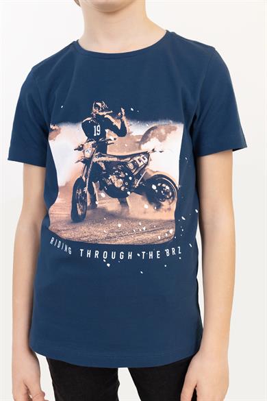 BRZ Kids Baskılı Erkek Çocuk Kısa Kollu T-shirt