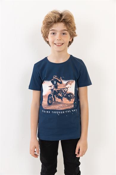 BRZ Kids Baskılı Erkek Çocuk Kısa Kollu T-shirt