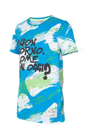 BRZ Kids Baskılı Erkek Çocuk Kısa Kollu T-shirt