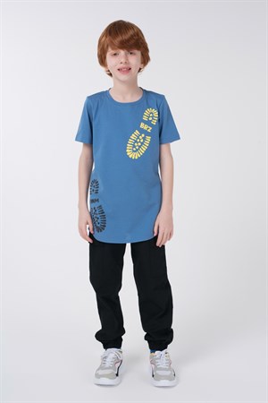 BRZ Kids Baskılı Erkek Çocuk Kısa Kollu T-shirt