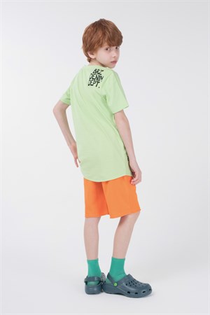 BRZ Kids Baskılı Erkek Çocuk Kısa Kollu T-shirt