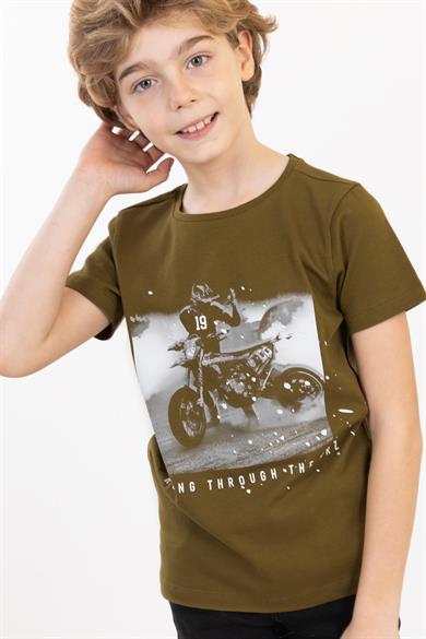BRZ Kids Baskılı Erkek Çocuk Kısa Kollu T-shirt