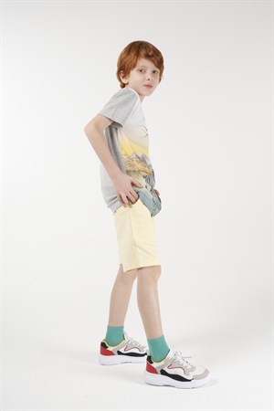 BRZ Kids Baskılı Erkek Çocuk Kısa Kollu T-shirt