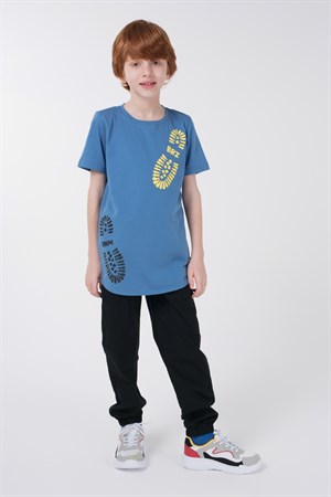 BRZ Kids Baskılı Erkek Çocuk Kısa Kollu T-shirt