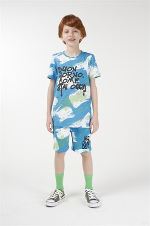 BRZ Kids Baskılı Erkek Çocuk Kısa Kollu T-shirt