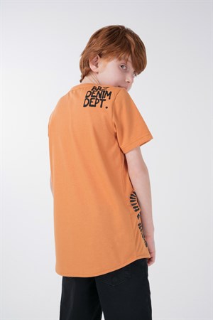 BRZ Kids Baskılı Erkek Çocuk Kısa Kollu T-shirt