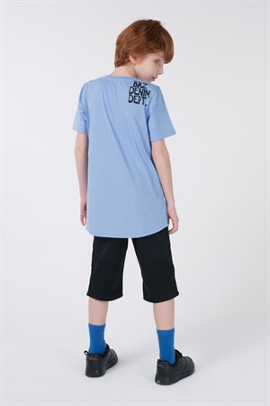 BRZ Kids Baskılı Erkek Çocuk Kısa Kollu T-shirt