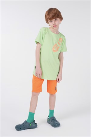 BRZ Kids Baskılı Erkek Çocuk Kısa Kollu T-shirt