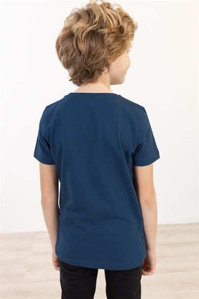 BRZ Kids Baskılı Erkek Çocuk Kısa Kollu T-shirt