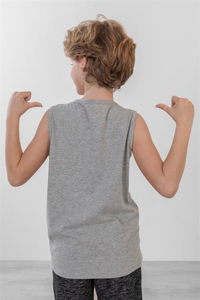 BRZ Kids Basketbol Baskılı Erkek Çocuk Sıfır Kol T-shirt