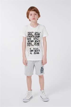 BRZ Kids Baskılı Erkek Çocuk Şort
