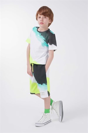 BRZ Kids Baskılı Erkek Çocuk Şort