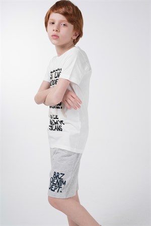 BRZ Kids Baskılı Erkek Çocuk Şort