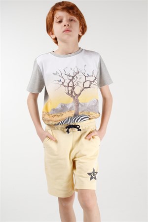 BRZ Kids Baskılı Erkek Çocuk Şort