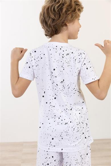 BRZ Kids Baskılı Erkek Çocuk Şort T-shirt Takım