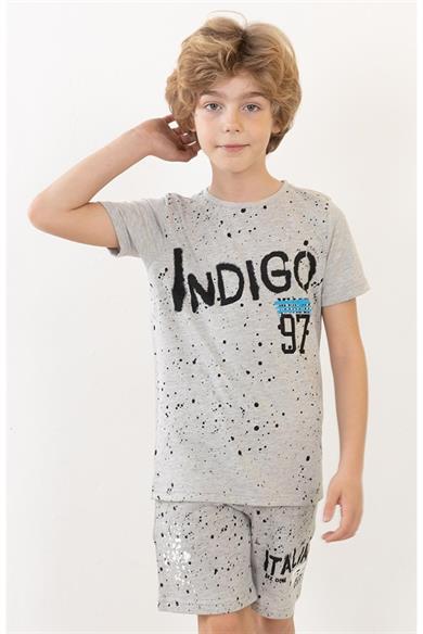 BRZ Kids Baskılı Erkek Çocuk Şort T-shirt Takım