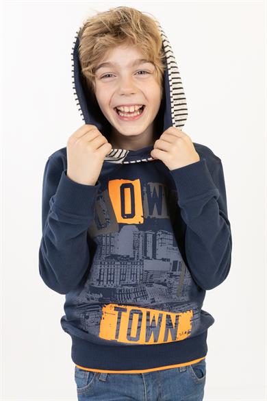 BRZ Kids Baskılı Erkek Çocuk Sweatshirt Hoodie