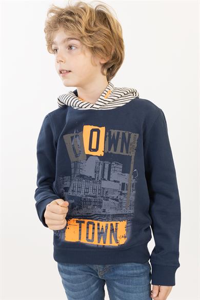 BRZ Kids Baskılı Erkek Çocuk Sweatshirt Hoodie