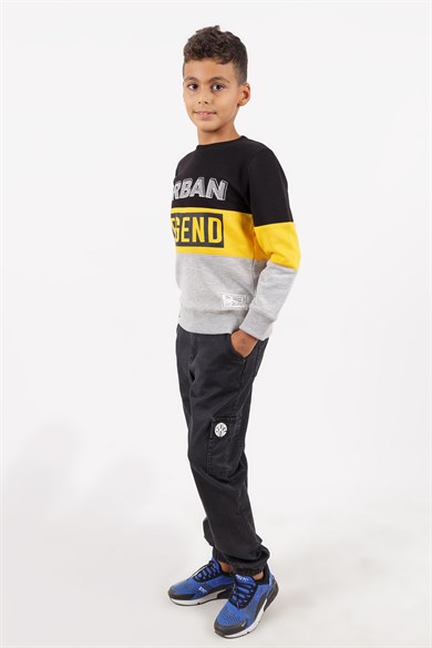 BRZ Kids Baskılı Erkek Çocuk Sweatshirt