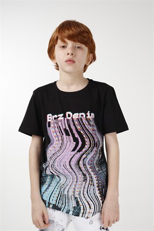 BRZ Kids Baskılı Erkek Çocuk T-shirt