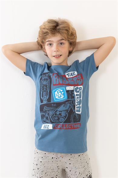 BRZ Kids Baskılı Erkek Çocuk T-shirt