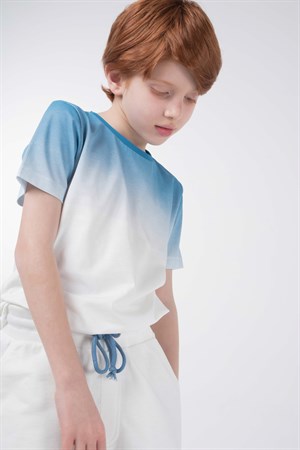 BRZ Kids Baskılı Erkek Çocuk T-shirt Şort Takım