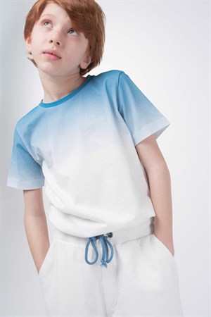 BRZ Kids Baskılı Erkek Çocuk T-shirt Şort Takım