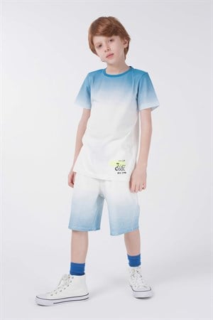 BRZ Kids Baskılı Erkek Çocuk T-shirt Şort Takım