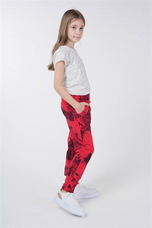 BRZ Kids Baskılı Kız Çocuk Pantolon