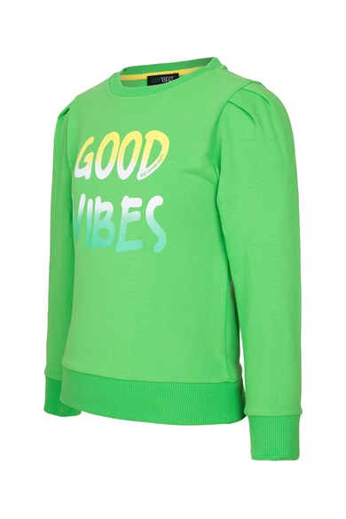 BRZ Kids Baskılı Kız Çocuk Sweatshirt