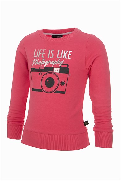 BRZ Kids Baskılı Kız Sweatshirt