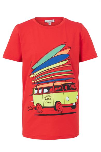 BRZ Kids Baskılı Unisex Çocuk Kısa Kollu T-shirt