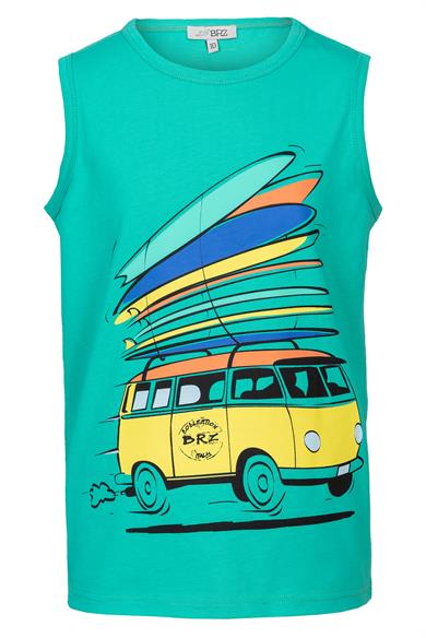 BRZ Kids Baskılı Unisex Çocuk Sıfır Kol T-shirt