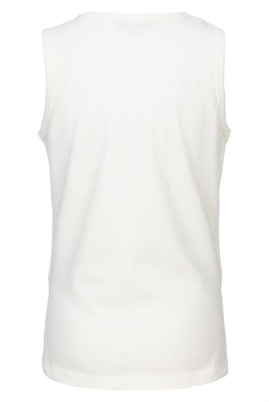 BRZ Kids Baskılı Yırtmaçlı Kız Çocuk Sıfır Kol T-shirt