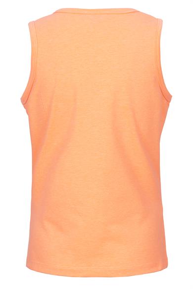 BRZ Kids Baskılı Yırtmaçlı Kız Çocuk Sıfır Kol T-shirt