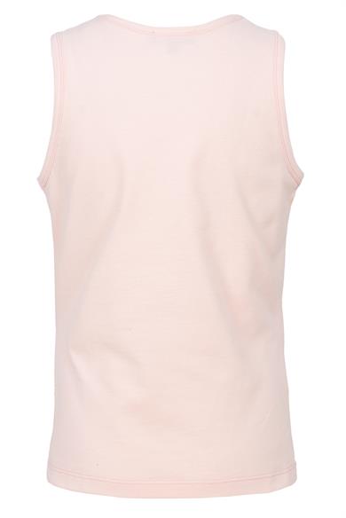 BRZ Kids Baskılı Yırtmaçlı Kız Çocuk Sıfır Kol T-shirt