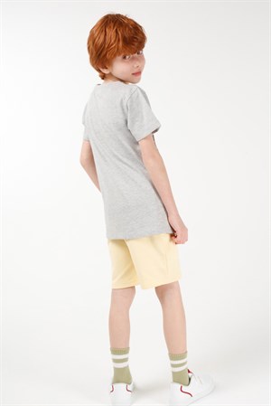BRZ Kids Dijital Baskılı Erkek Çocuk Kısa Kollu T-shirt
