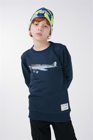 BRZ Kids Dijital Baskılı Erkek Çocuk Sweatshirt